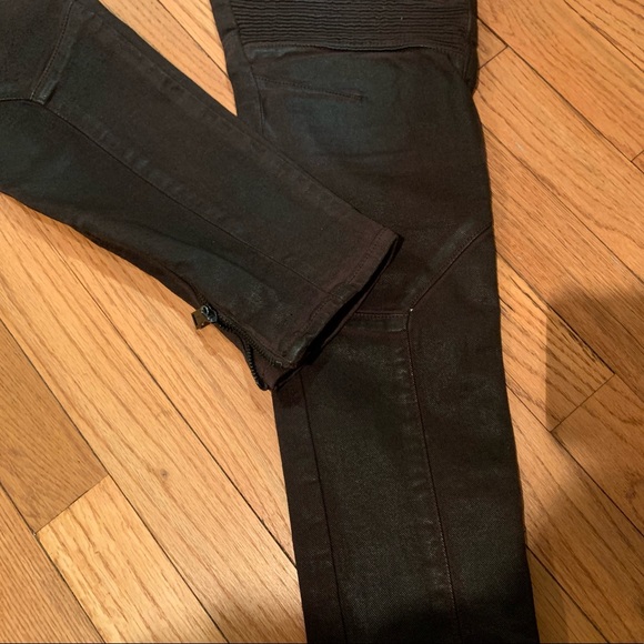 Ralph Lauren Brown Biker Pants - Picture 3 of 9